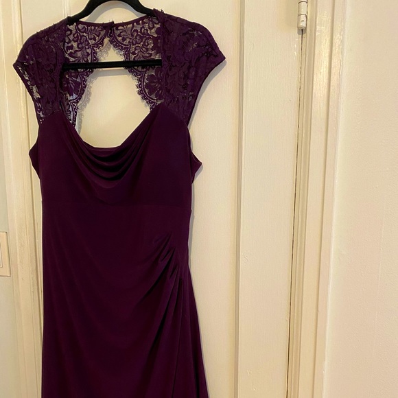 Violet Floor Length Gown - Picture 1 of 4